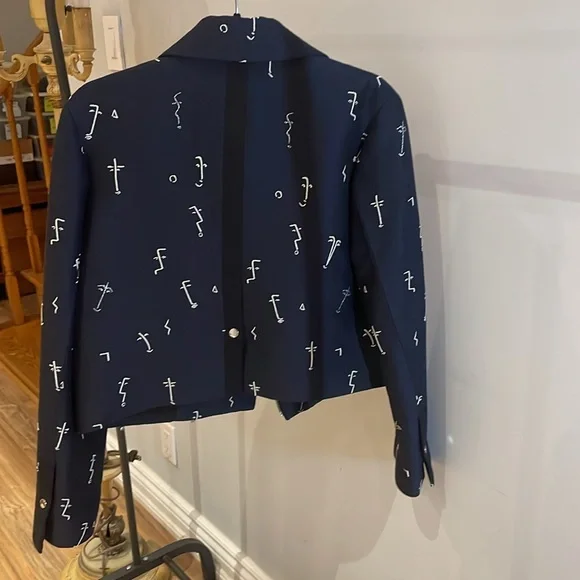 NWT Grey Jason Wu Moto Style Jacket - Size 6 - Picture 8 of 10